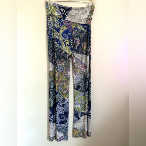 Paisley Patchwork Patterned Pants - Picture 3 of 5